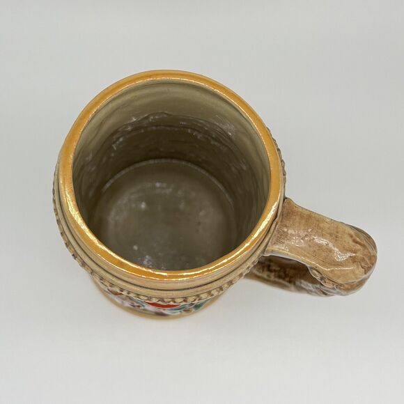 Vintage Napcoware Lusterware German Beer Stein Mug Cup 1960s Japan 7” Ceramic - Picture 9 of 14